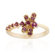 Anello in argento con Rodolite