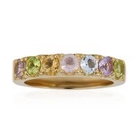 Anello in argento con Peridoto della Birmania