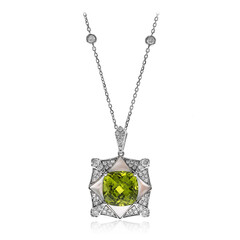Collana in oro con Peridoto Dashihe  (CIRARI)