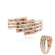 Anello in argento con Zircone Arancione (KM by Juwelo)