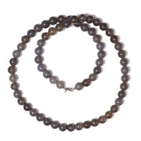 Collana in argento con Agata Color Argento