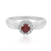 Anello in argento con Rubino del Madagascar