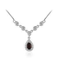 Collana in argento con Granato