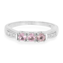 Anello da uomo in argento con Tormalina Rosa Cuprian