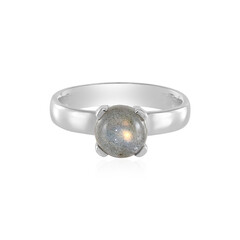 Anello in argento con Labradorite Ramata Maniry (KM by Juwelo)