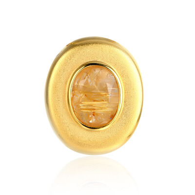 Ciondolo in argento con Quarzo Rutilato (MONOSONO COLLECTION)