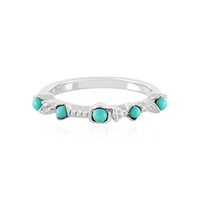 Anello in argento con Turchese Campitos (Anne Bever)