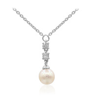 Collana in argento con Perla di Acqua Dolce
