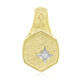 Ciondolo in argento con Diamante I1 (G) (Annette)
