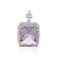 Ciondolo in argento con Ametista Rose de France