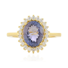 Anello in argento con Tanzanite (non riscaldata)