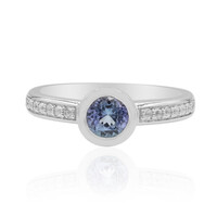 Anello in argento con Tanzanite (non riscaldata)