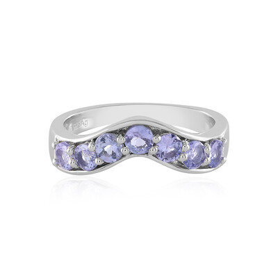 Anello in argento con Tanzanite