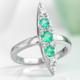 Anello in argento con Smeraldo Etiope