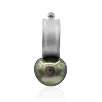 Ciondolo in argento con Perla Tahitiana (TPC)