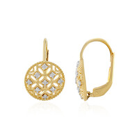 Orecchini in argento con Diamante I2 (J)
