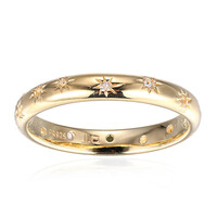 Anello in argento con Topazio Bianco