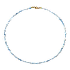 Collana in argento con Acquamarina Brasiliana