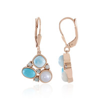 Orecchini in argento con Turchese Sleeping Beauty (KM by Juwelo)