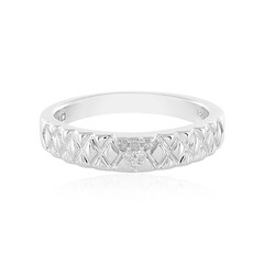Anello in argento con Diamante I2 (I)