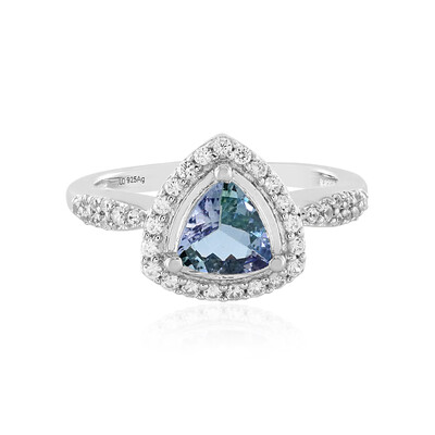 Anello in argento con Tanzanite (non riscaldata)