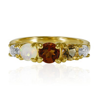 Anello in argento con Citrino Madeira
