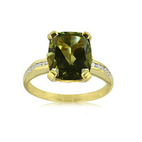 Anello placcato in oro con Zultanite