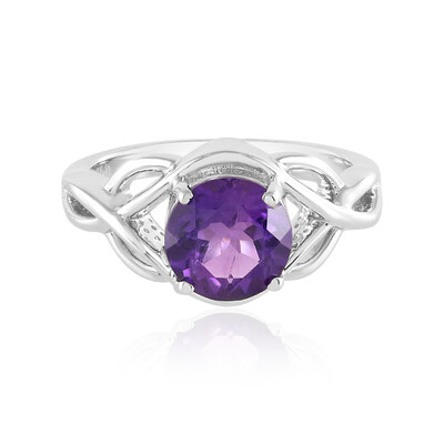 Anello in argento con Ametista Siberiana