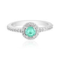 Anello in argento con Smeraldo Colombiano