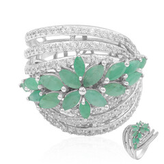Anello in argento con Smeraldo