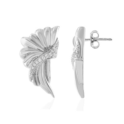 Orecchini in argento con Zircone (MONOSONO COLLECTION)