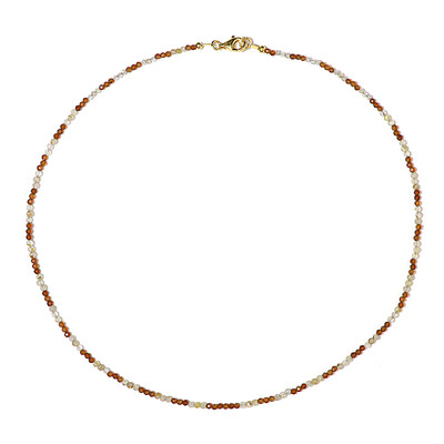 Collana in argento con Granato Essonite