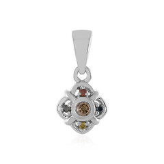 Ciondolo in argento con Diamante Champagne I3