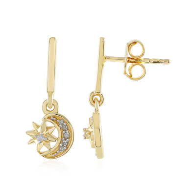 Orecchini in argento con Diamante I2 (I)