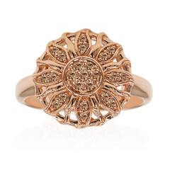 Anello in oro con Diamante Rose de France SI1 di Argyle