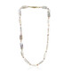 Collana in argento con Perla Keshi (TPC)