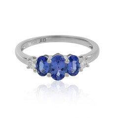 Anello in platino con Tanzanite AAA