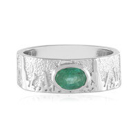 Anello in argento con Smeraldo Russo
