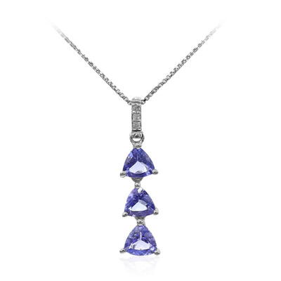 Collana in argento con Tanzanite