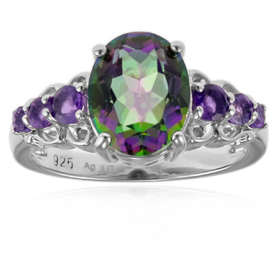 Anello in argento con Quarzo Mistico