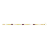 Bracciale in argento con Rubino della Birmania