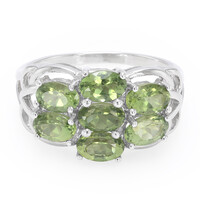 Anello in argento con Apatite Russa