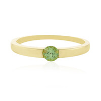 Anello in oro con Granato Menta Merelani