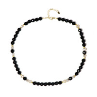 Collana in argento con Onice Nero