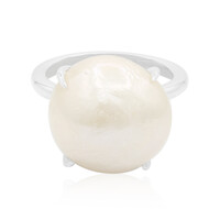 Anello in argento con Perla di Acqua Dolce (TPC)