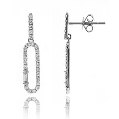Orecchini in oro con Diamante SI2 (H) (CIRARI)