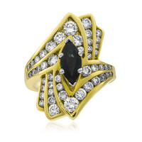 Anello in oro con Zaffiro Ceylon (CIRARI)
