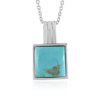 Collana in argento con Turchese Kingman Mohave Blu
