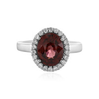 Anello in argento con Zircone Rosa