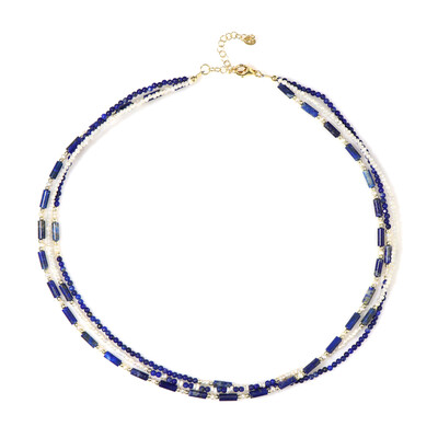 Collana in argento con Lapislazzuli (Riya)
